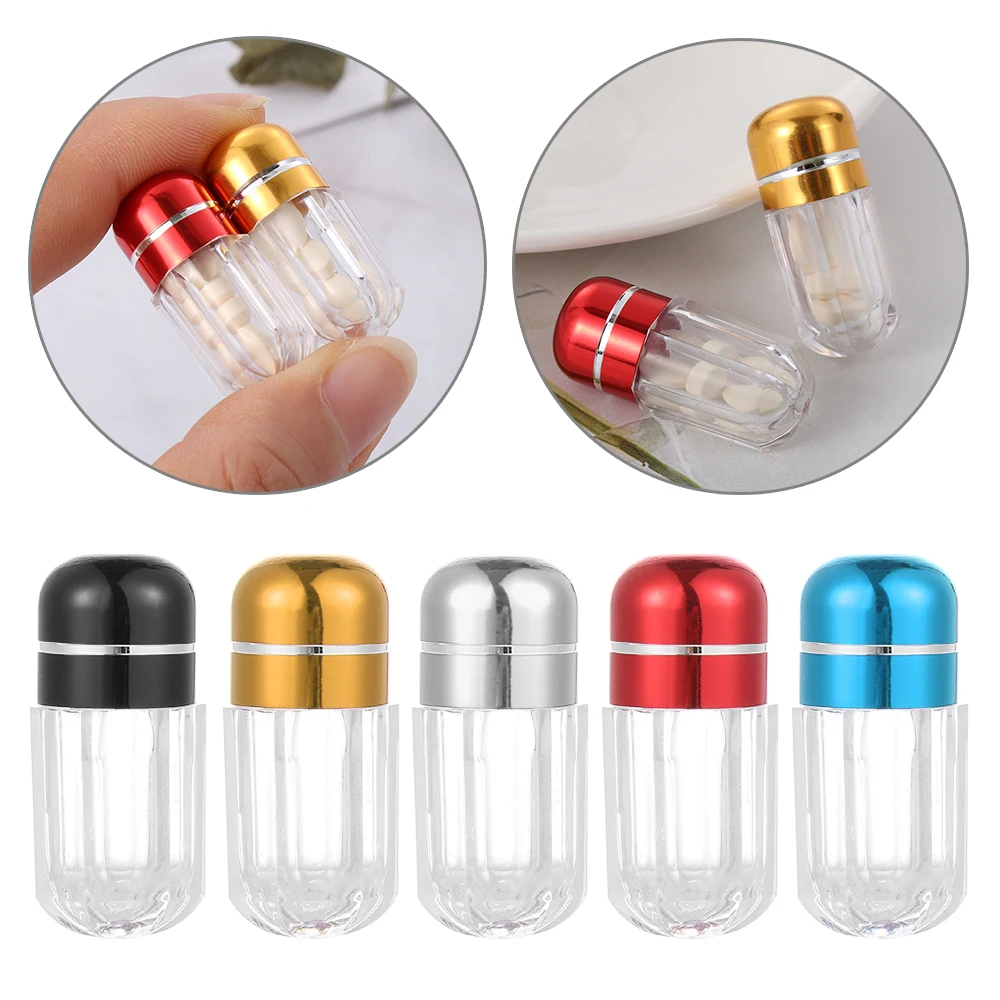 10 шт. пластиковые разноцветные органайзеры для лекарств | Красота и здоровье