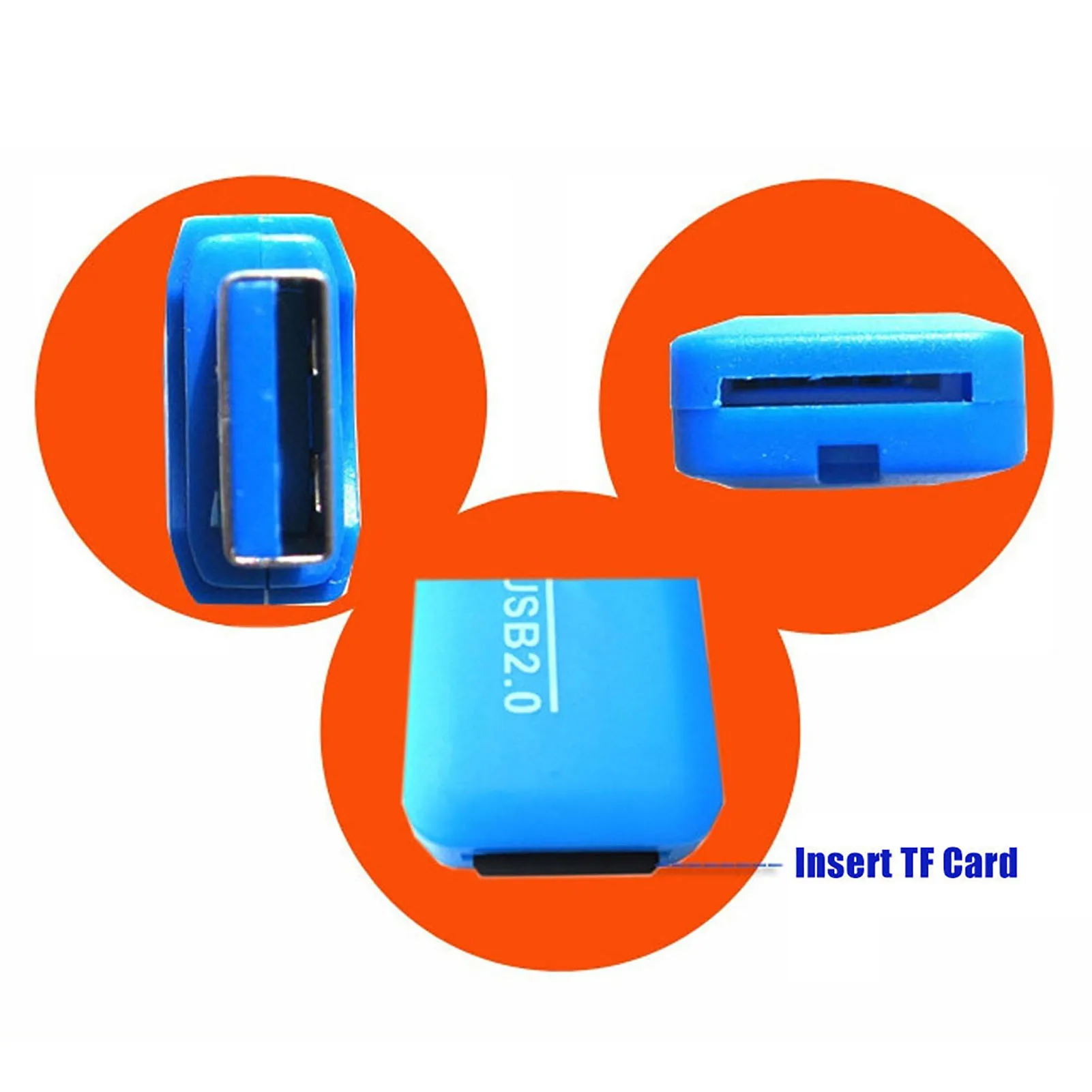 USB 2 0 кардридер для tf-карт в кардридере s microsd и micro sd-карт | Компьютеры офис