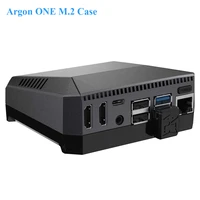 argon one m 2 aluminum case with sata ssd to usb 3 0 built in fan support uasp box enclosure for raspberry pi 4 model b pi4 4b