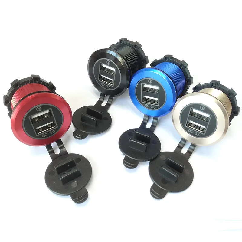 DIY QC 3 0 Автомобильное зарядное устройство Quick Charge адаптер двойной USB порт 35 Вт для