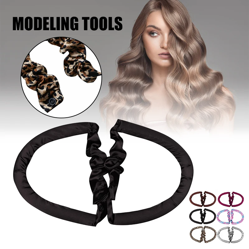 

Curling Band Hair Curler U-Shaped Sponge Lazy Button Curler No Heat Curling Iron Set Cotton Material SANA889