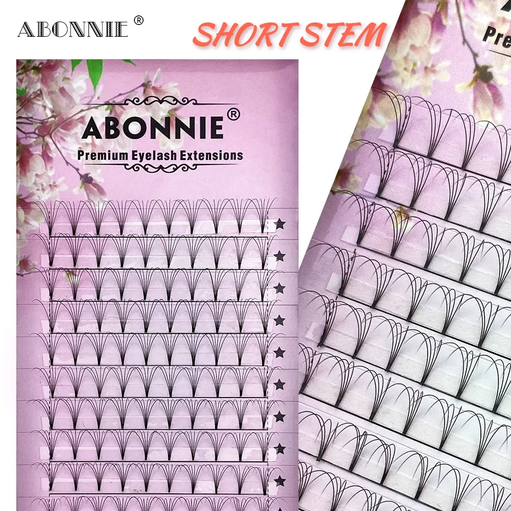 Накладные ресницы Abonnie 3D 4D 5D 6D с коротким стержнем|Накладные ресницы| |