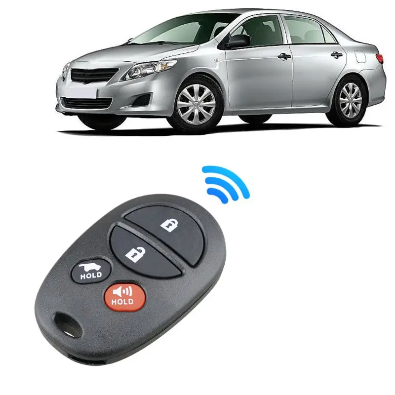 

4 кнопки бесключевого входа дистанционный ключ-брелок от машины для Toyota Avalon Solara 2005 2006