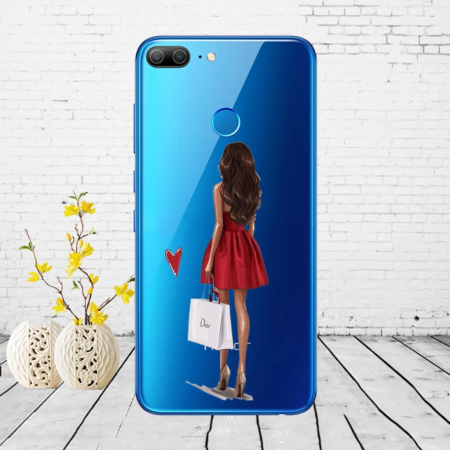G34 5,6" huawei Honor 9 Lite чехол Мягкий Силиконовый ТПУ чехол для huawei Honor 9 Lite задняя часть корпуса Honor 9 Lite чехол - Цвет: G34