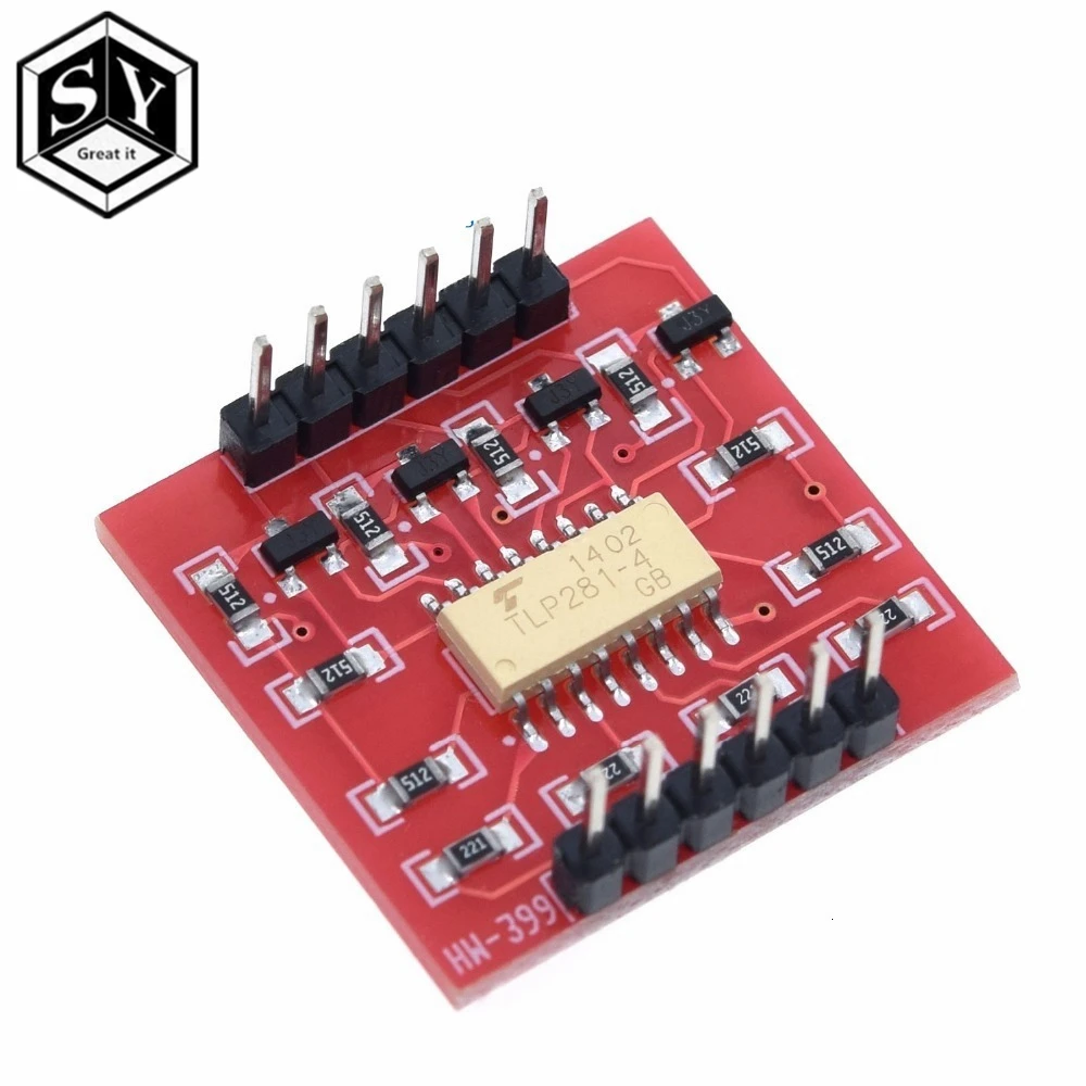 TLP281 4 CH 4-канальный опто-изолятор IC модуль для Arduino Плата расширения высокий и