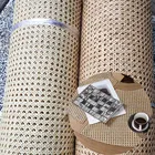 Натуральное индонезийское ротанговое сырье, восьмиугольный сетчатый коврик с шестигранным отверстием, плетеная лента для мебели, стула, стола, потолка