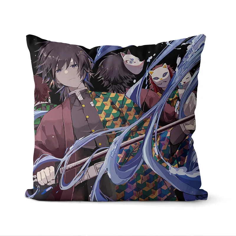 Наволочка из японского аниме с изображением рассекающего демонов киметасу No Yaiba