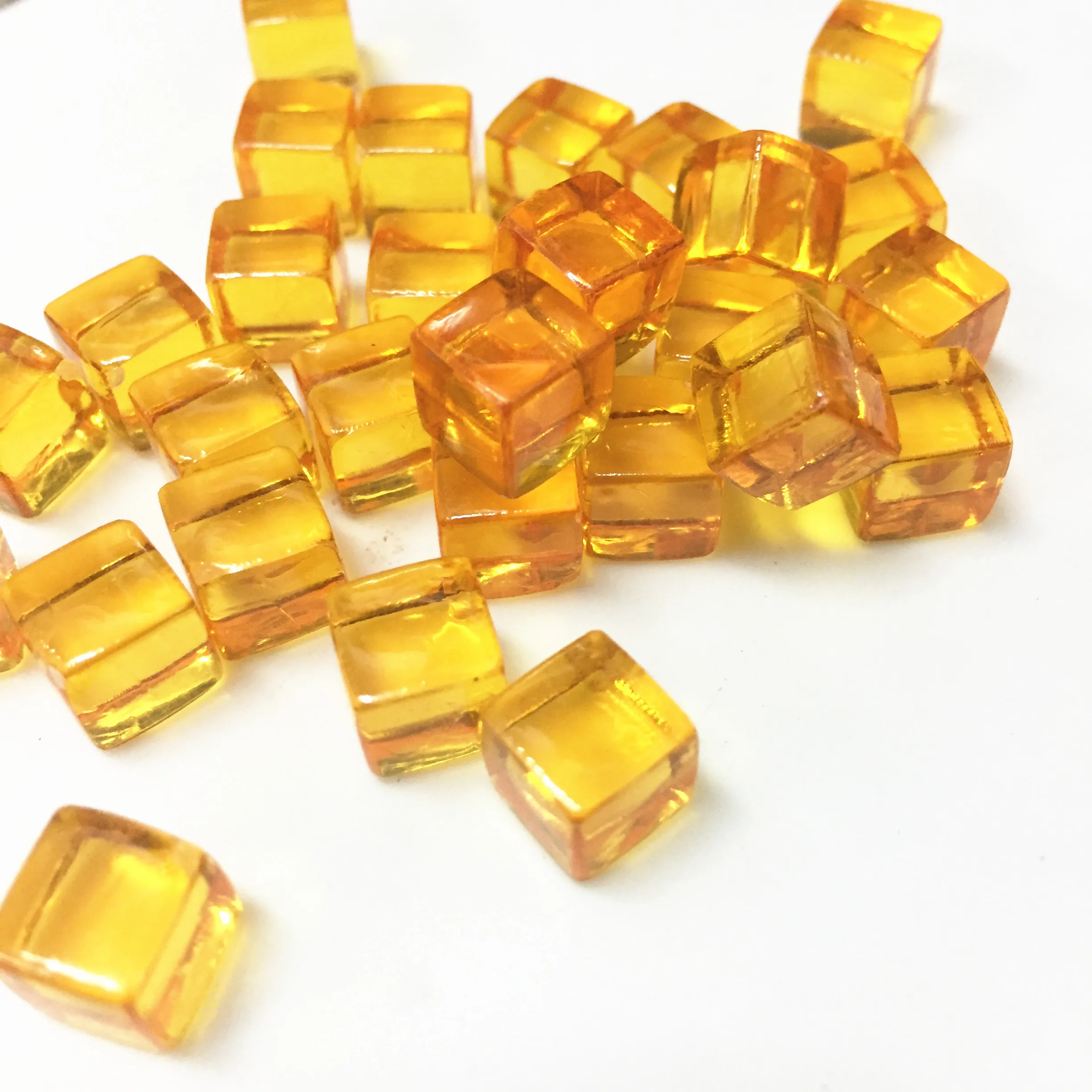 50 шт./компл. 13 цветов 8 мм Прозрачный квадратный угол разноцветные Кристальные