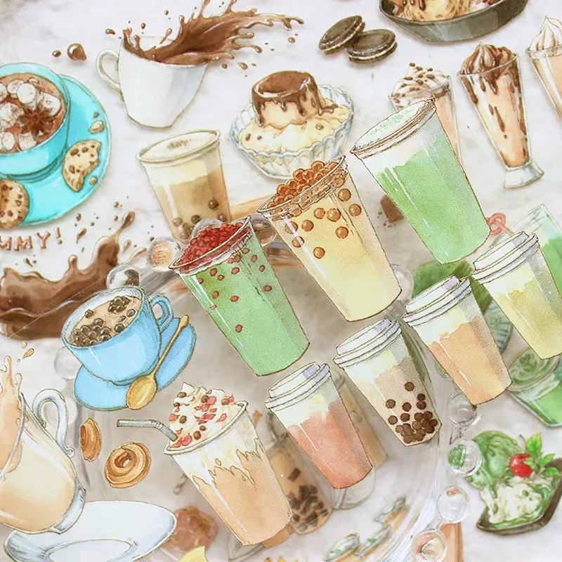 

Sweet Beverage Washi Masking Tape Adhesive Tape DIY Scrapbooking Plan Stickers