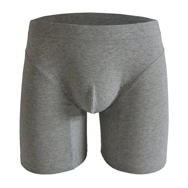 2021 Cotton Men Boxer Shorts Long Leg Comfortable Cueca Masculina Underwear Male Underpants Breathable Calzoncillos Soft Boxers