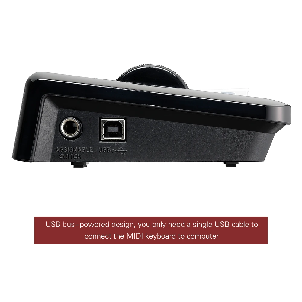 Компактный USB MIDI-контроллер с клавиатурой KORG microKEY2-37 37 клавиш совместим iPhone iPad Mac