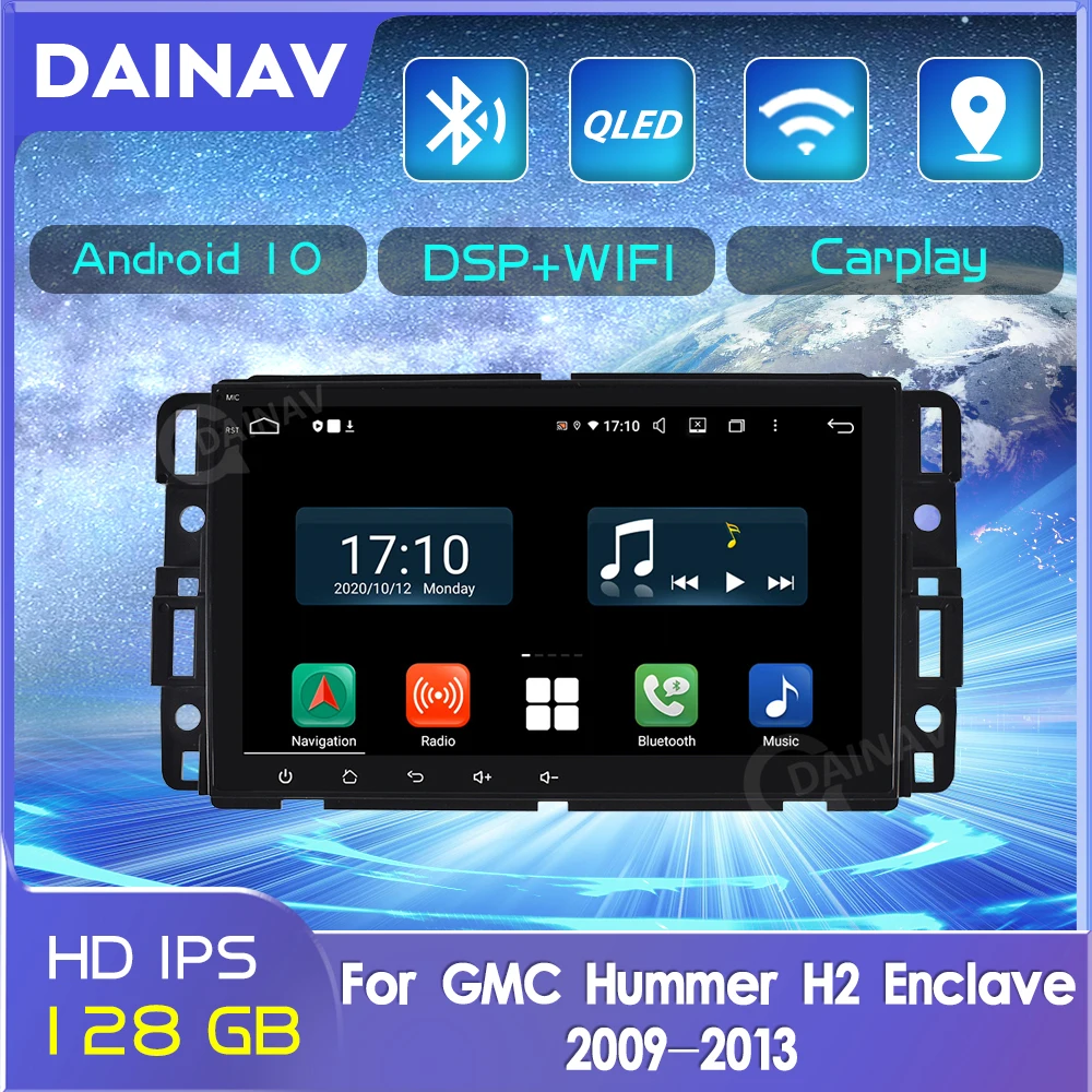 

2 Din Android Car radio auto For GMC Hummer H2 Enclave Buick chevrolet chevy Tahoe suburban silverado 2009-2013 GPS Navigation