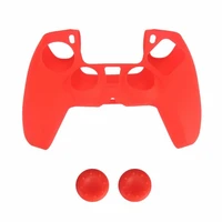 silicone case skin protective cover joystick thumb stick grips anti slip cap for s ony playstation ps5 controller