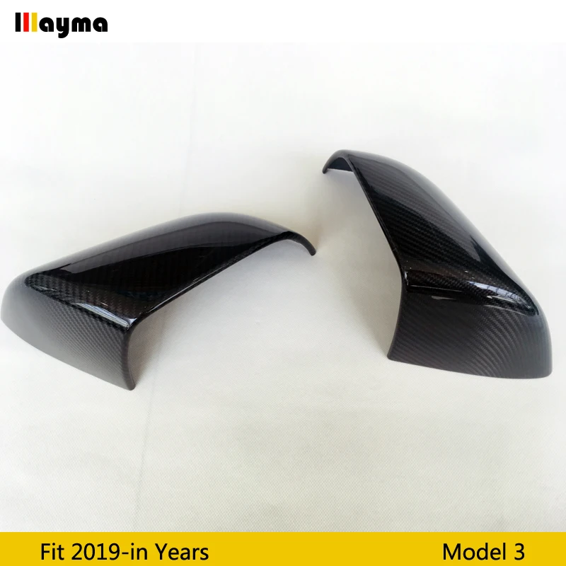 Крышка для зеркала из углеродного волокна Tesla модель 3 2019 год Модель CF