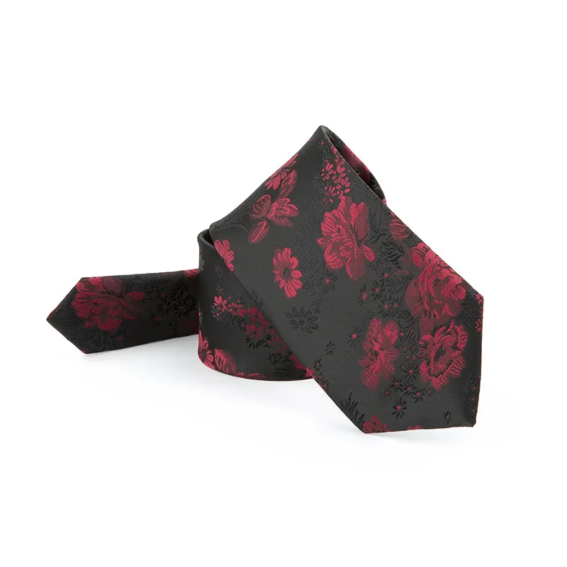 

7.5cm Handmade Neck Ties for Men Polyester Necktie for Wedding Business Suits Skinny Tie Men Gravatas Custom Logo