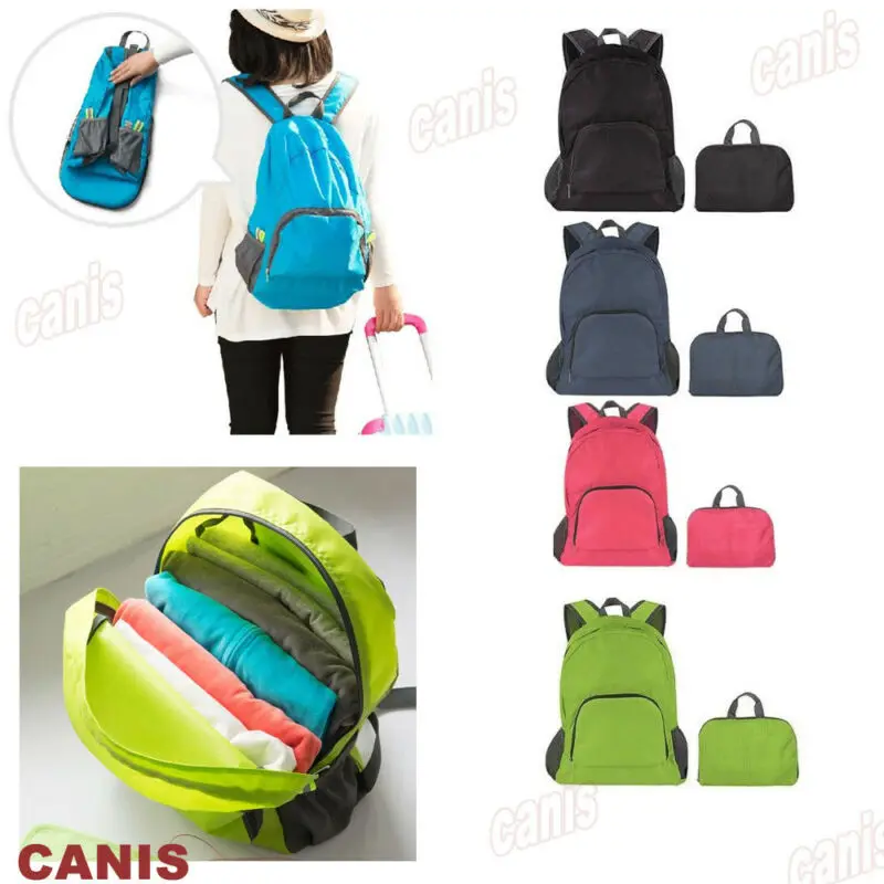 Открытый складной рюкзак унисекс женский мужской большой водонепроницаемый