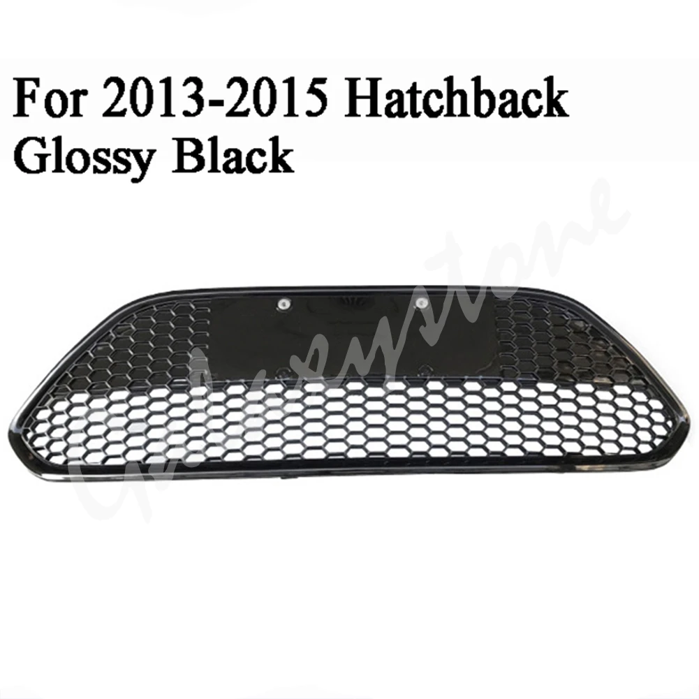 13-15 Hatchaback Glo Передний бампер для пчелиных сот Нижняя решетка для Ford Focus хэтчбек седан 2009 2010 2011 2012 2013 - Цвет: 13-15 Hatchaback Glo