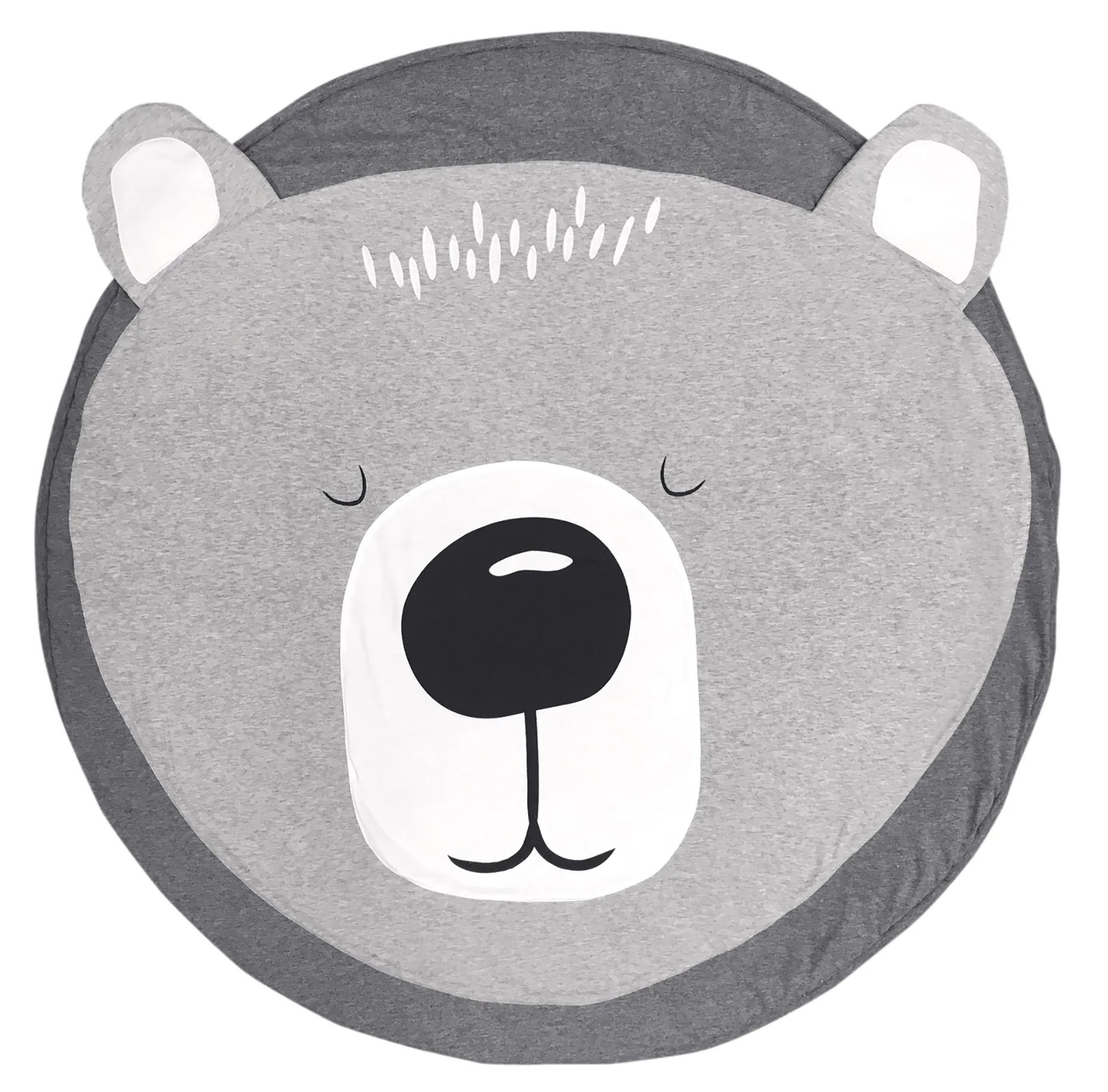 Bear Детские коврики для игр, детские коврики для ползания животных, детские мягкие хлопковые коврики для сна, декор детской комнаты, реквизит для фотосессии 90 см - Цвет: Bear