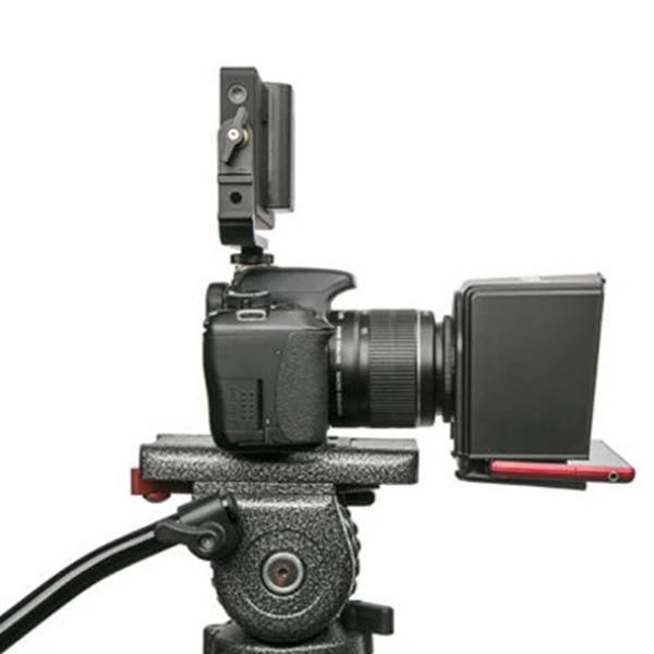 Смартфон с кольцом адаптером пульт дистанционного управления для интервью речи