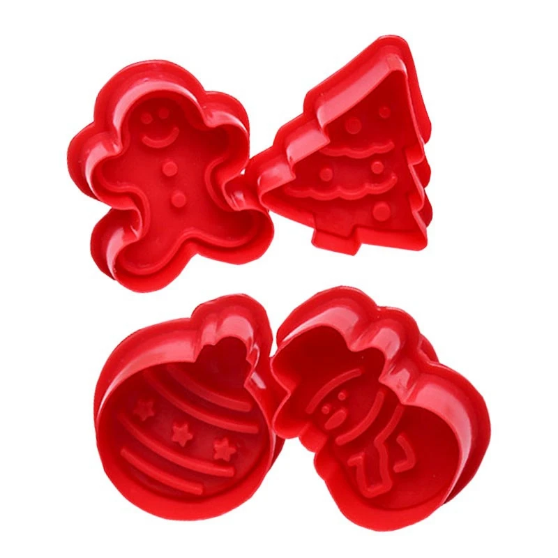 Рождественские пряничные человечки Снеговик кухонные резаки для печенья