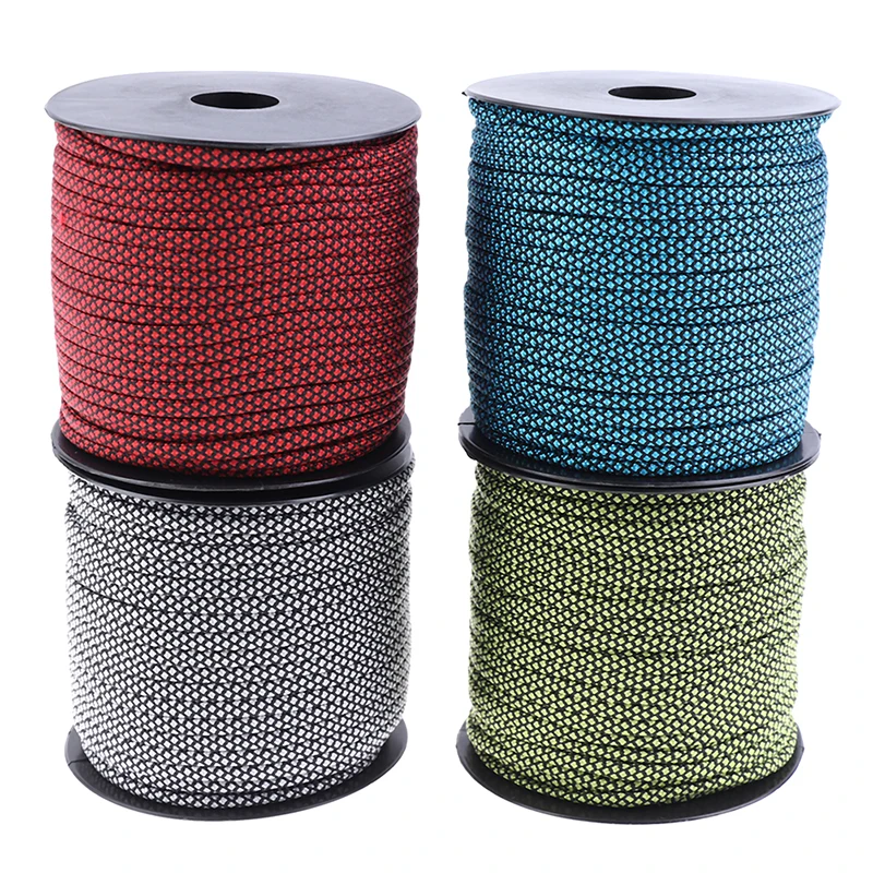 

50m Reflective Guyline Outdoor Camping Tent Rope Runners Guy Line Cord Wire Outdoor Camping Hiking Tent Accessories