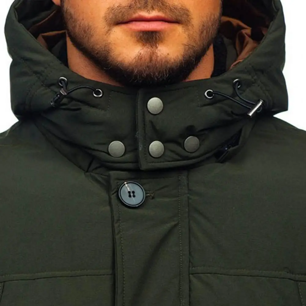 Plus Size M-3XL Men's Warm Autumn and Winter Hooded Puffer Cotton Coat Men Jacket Wholesale | Мужская одежда
