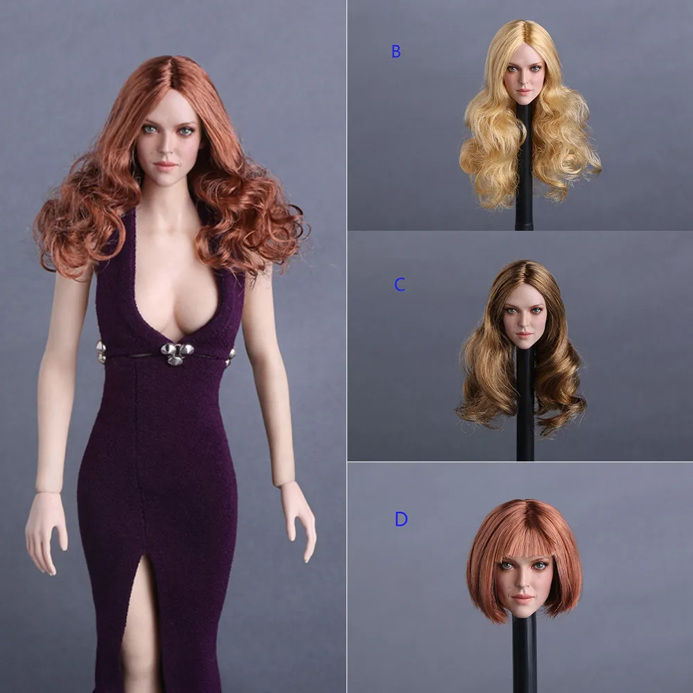 In Stock GACTOYS GC009 1/6 Svale Female Figure Accessory EU Beauty Head Sculpt for 12inch Action Figure DIY in stock gc018 1 6 scale beauty european girl head sculpt ivanka trump head carving toy 4 styles for 1 6 female action figure
