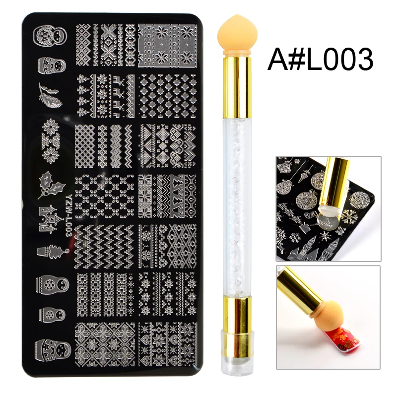 1 комплект Бабочка/снежинка стальная пластина для штамповки ногтей Цветочный