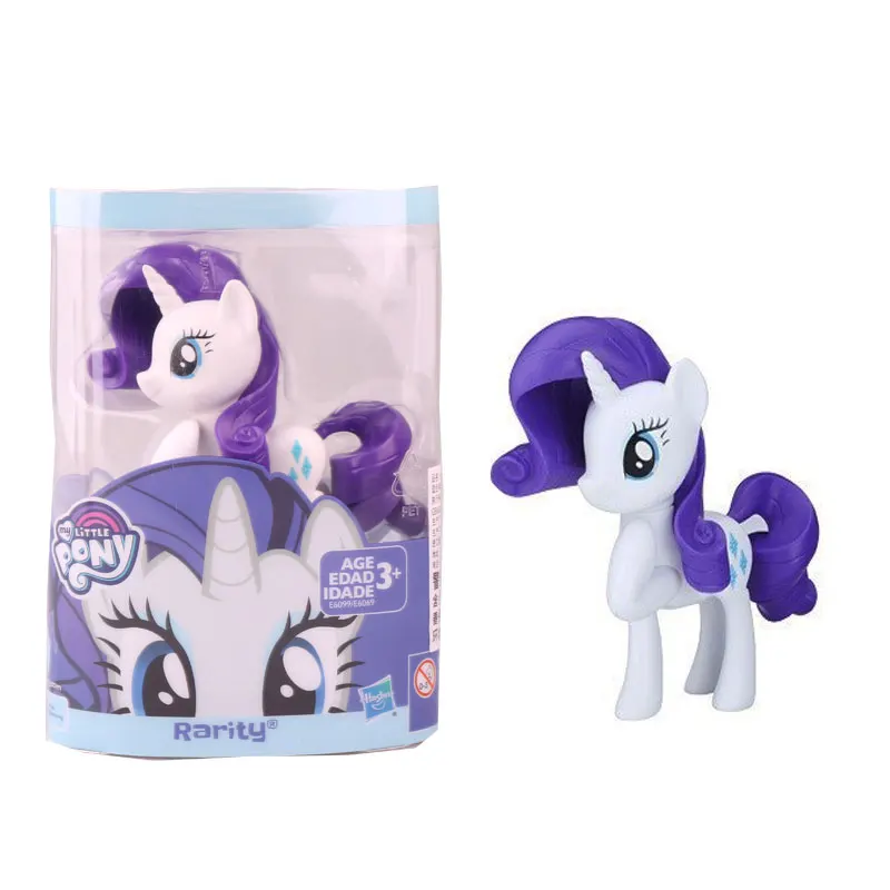Модель игрушки фигурка My Little Pony Twilight Sparkle Rainbow Dash Flutter застенчивый Пинки Пай модель куклы украшения подарки игрушка для детей
