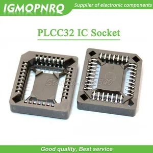 10PCS PLCC32-SMD IC Socket , PLCC32 Socket adapter , 32 Pin PLCC PLCC-32 Converter