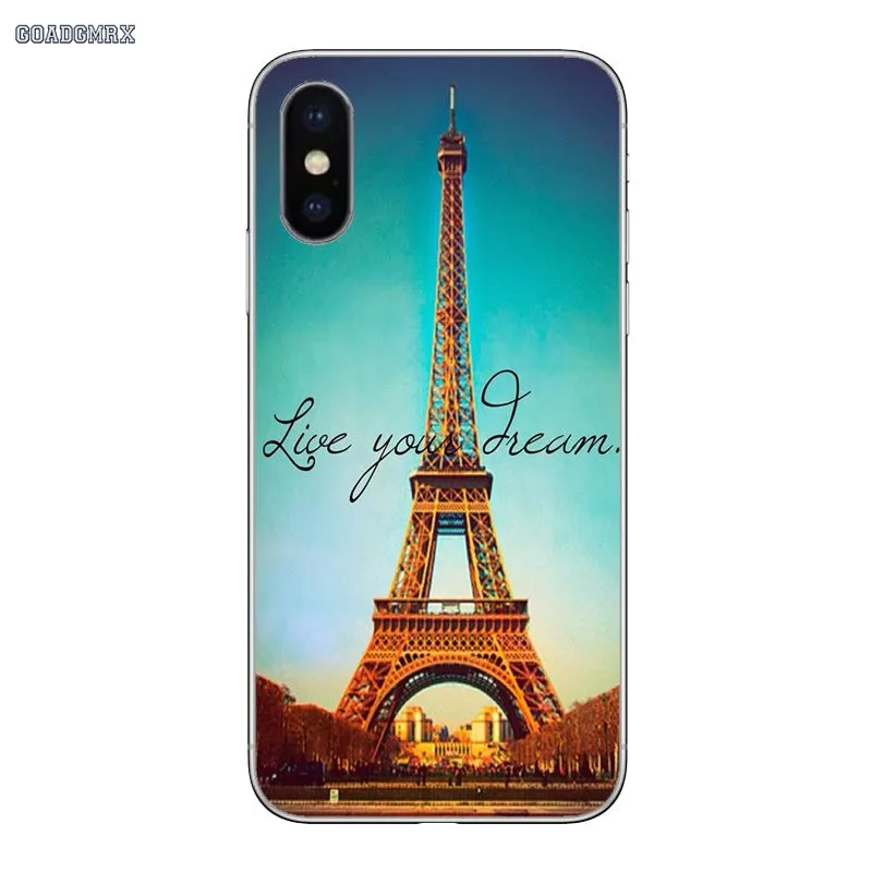 Soft Transparent Shell Covers Paris France Eiffel Tower For iPhone 11 X XR XS Pro MAX 4 4S 5 5S SE 5C 6 6S 7 8 Plus | Мобильные