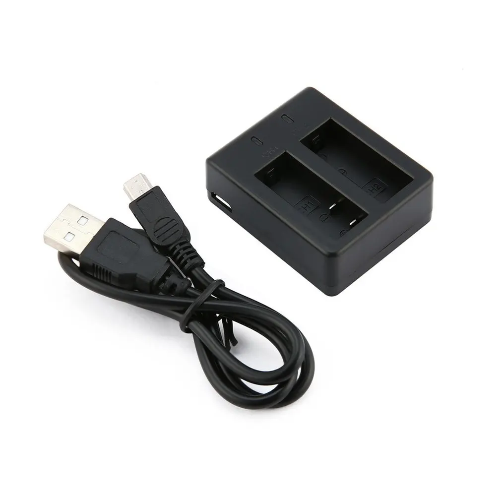 

For SJCAM Camera Accessories Battery Dual Charger For SJ4000 SJ4000 Wifi SJ4000+ SJ5000 WiFi SJ5000+ Plus M10 With USB Cable