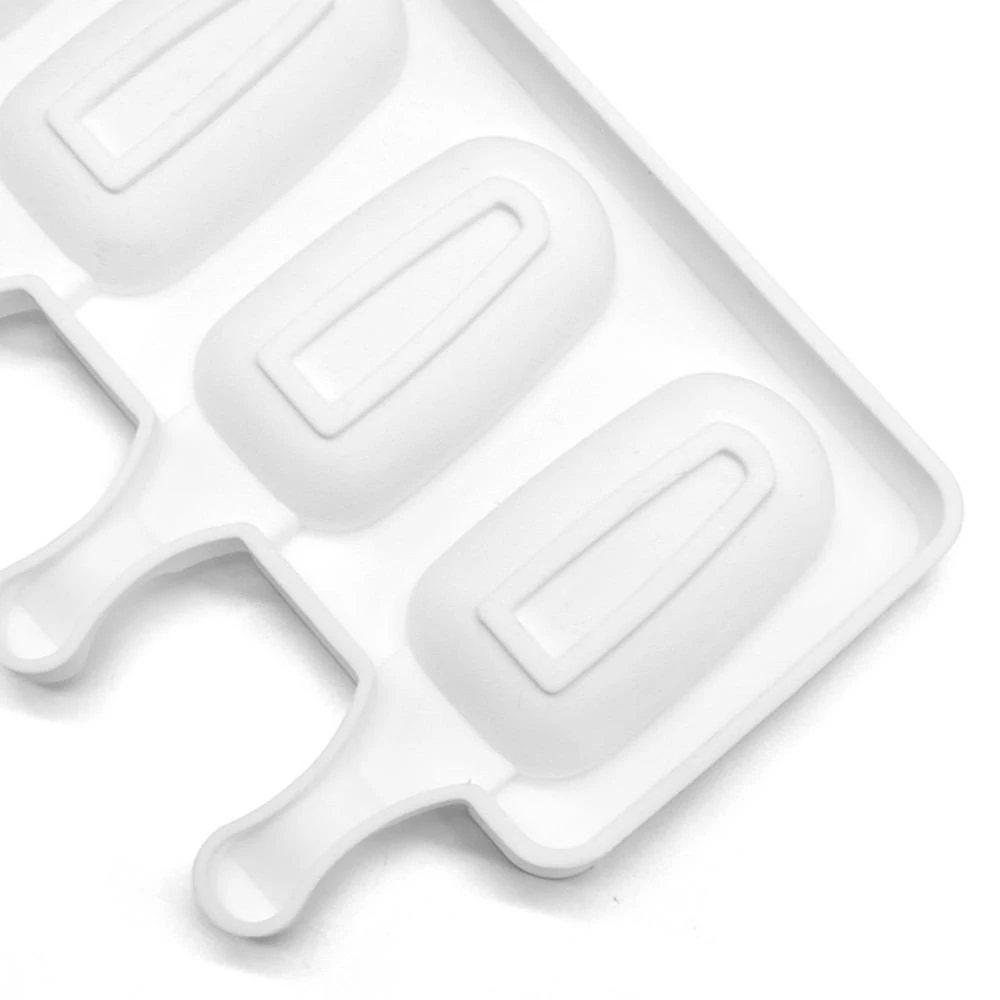 

8/4 Hole Silicone Ice Cream Mould Ice Cube Tray Popsicle Barrel Diy Mold Dessert Fruit Juice Ice Cream Mold With Popsicle Stick