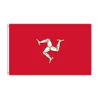 3x5 футов флаг острова Мэн манкс браттаг ваннин Трискелион