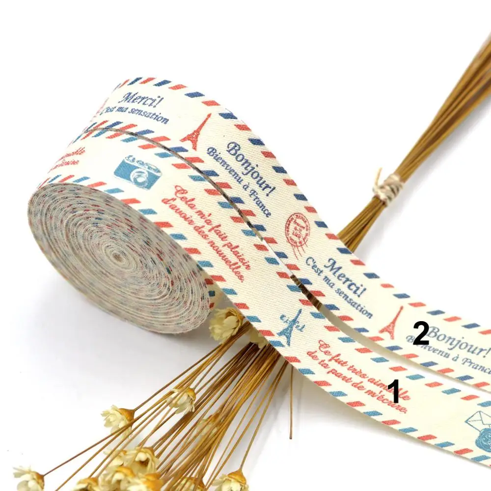 5 м бежевые хлопковые Ленточные этикетки подарочная упаковка для рукоделия