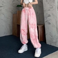 new spring womens trousers harem pants seven color elastic waist womens trousers lace up casual womens pants new product
