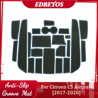 for citroen c5 aircross c5 aircross 2017 2018 2019 2020 door groove mat automotive interior non slip mats and dust mat