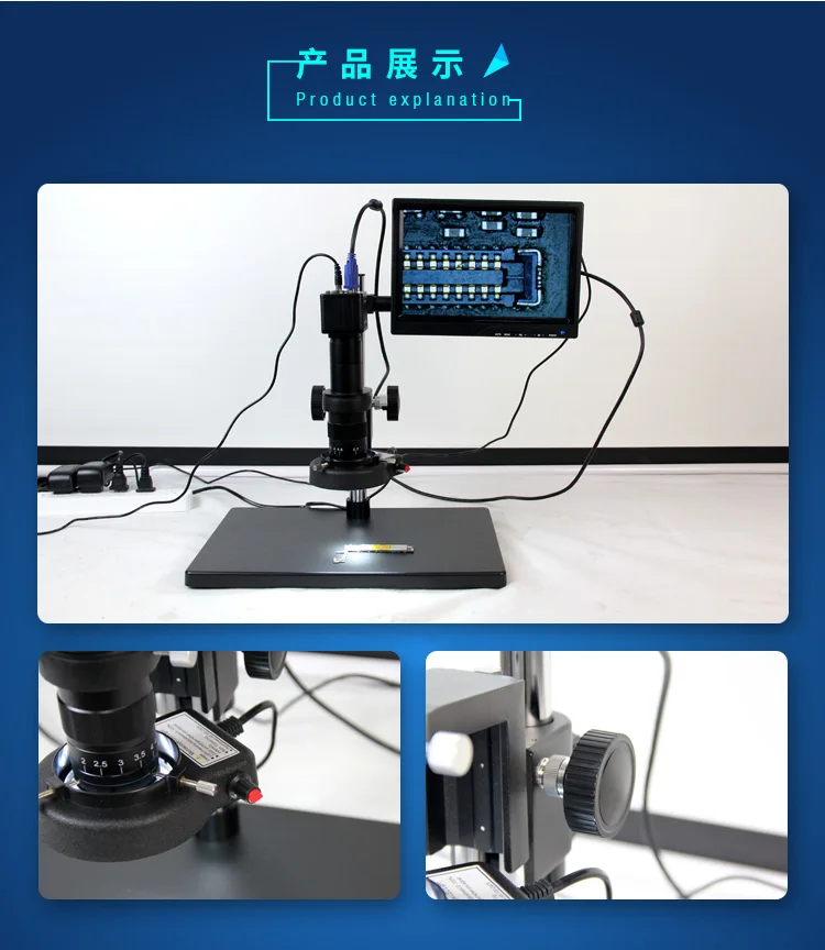 LY KE-10A HD 10 ~ 180x профессиональный электронный микроскоп дисплей усиления лупа для