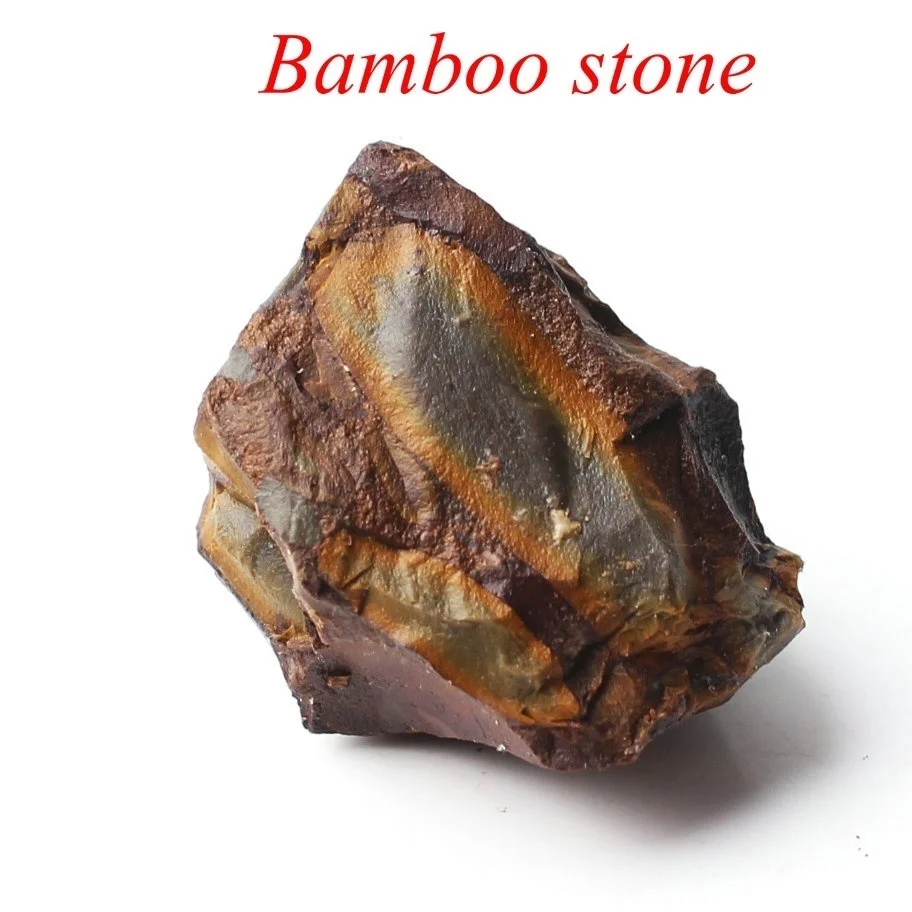 Bamboo stone 1 шт./40-60 г натуральный Рок розовый кварц флюорит кристаллы аметиста грубый камень необработанный драгоценный камень образец минерала нерегулярные рейки заживление - Цвет: Bamboo stone