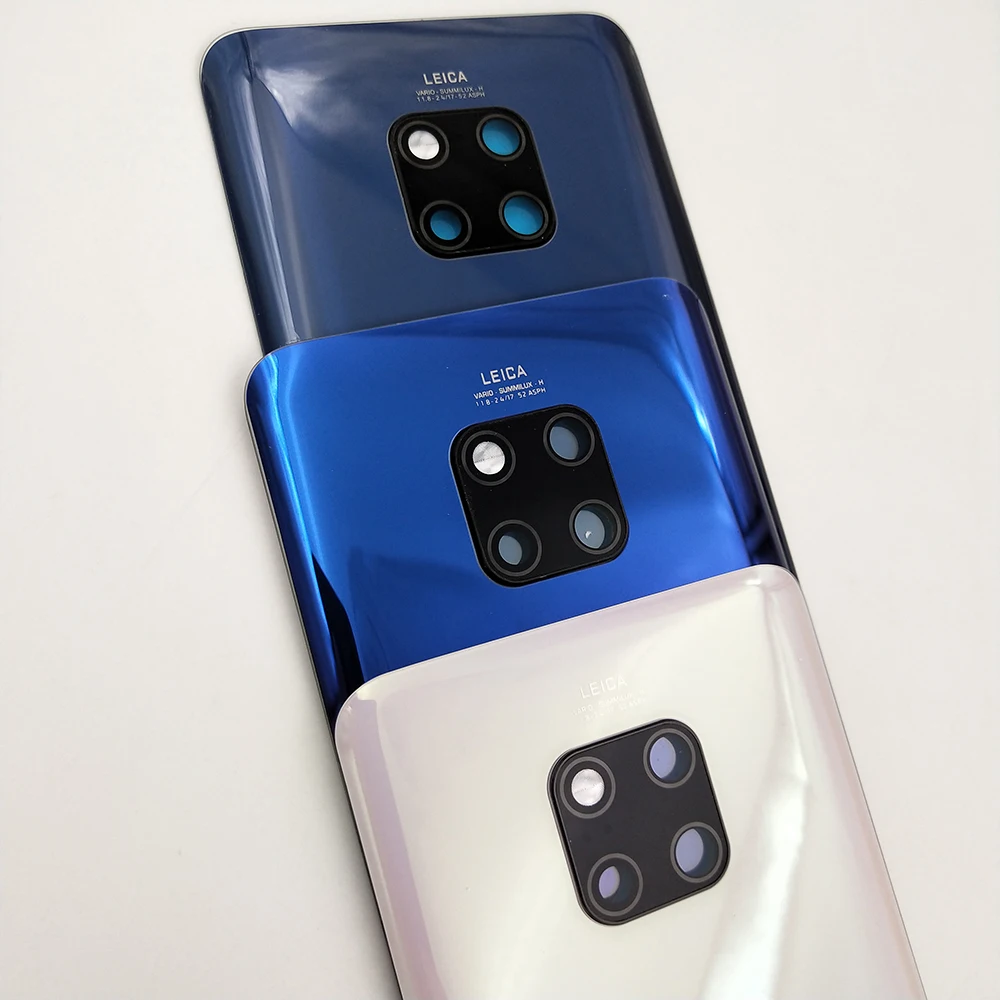 Оригинальный стеклянный корпус Huawei Mate 20 Pro задняя крышка батарейный отсек для Mate20