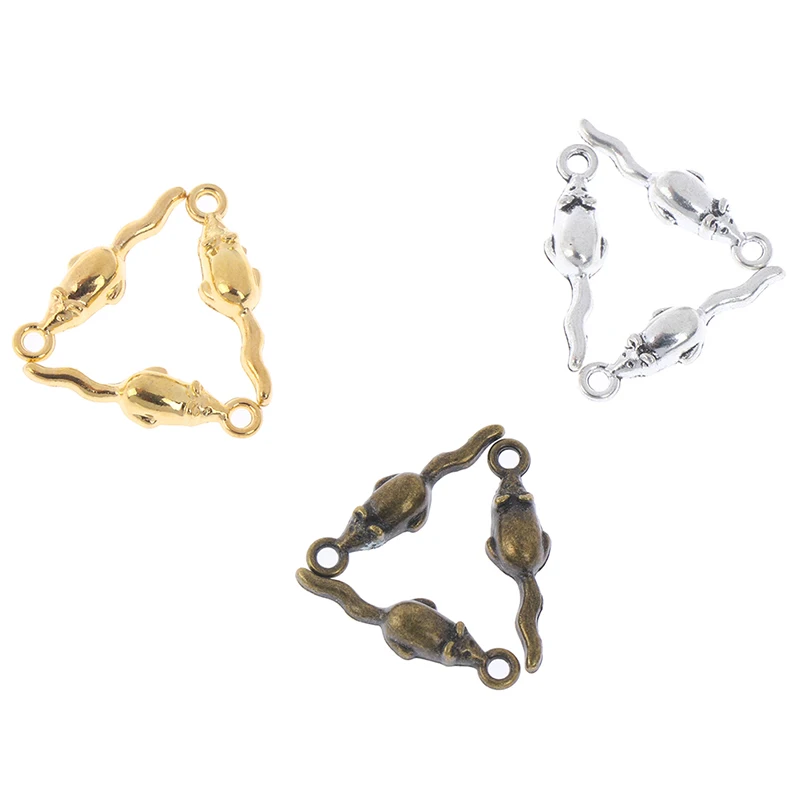 10 шт./компл. подвеска маленькая мышь милая крыса Очаровательные Подвески для