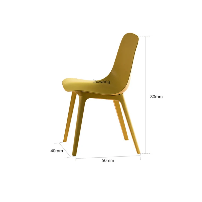 

Nordic Dining Chairs Fashion Modern Simple Dining Modern Home Desk Chair Home Backrest Chair Adult Plastic Creative Dining Chair