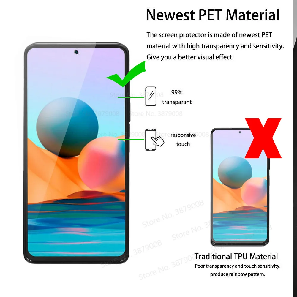 Двойной чехол на весь корпус 360 ° для xiaomi redmi note10 pro max прозрачный мягкий