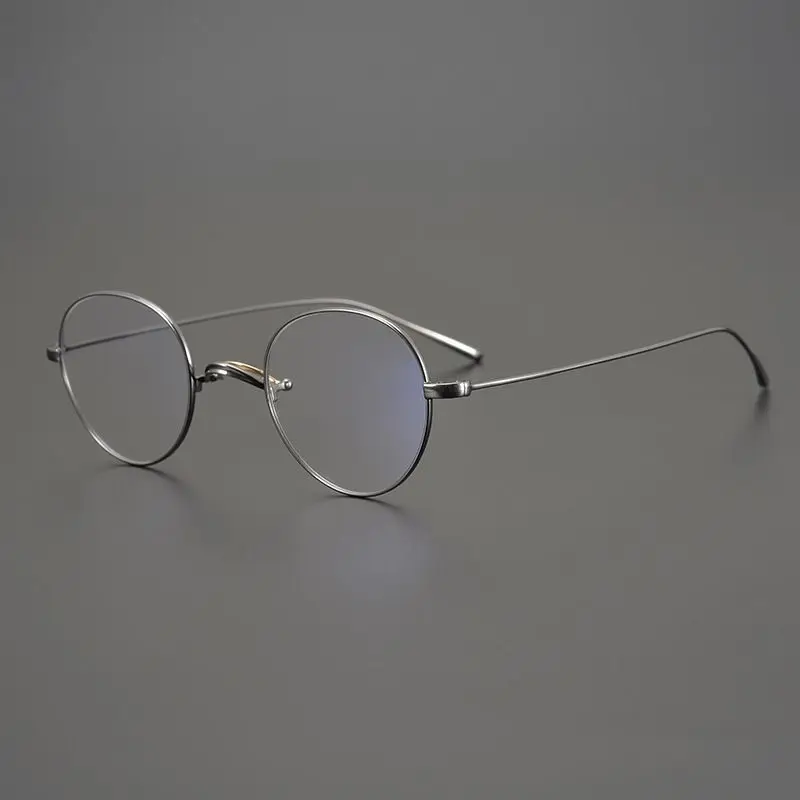 Brand Designer Original Quality Glasses Titanium Men Women Retro Round Frame Eyeglasses Japanese Handmade Super Light Oculos |