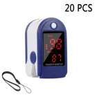 Пульсоксиметр насыщенность крови кислородом и пульсометр со шнурком, светодиодный дисплей, цифровой монитор SpO2, 20 шт.