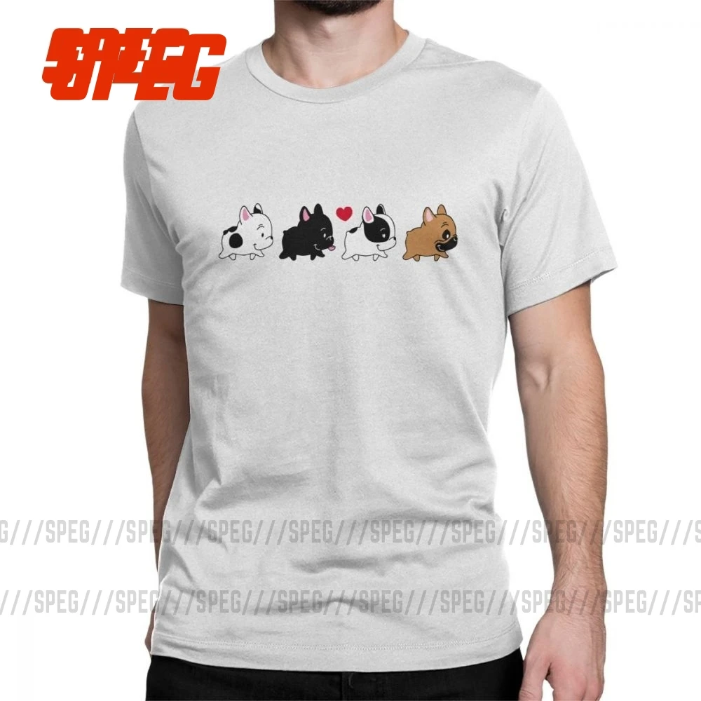 Мужские футболки для всей семьи с изображением французского бульдога собаки