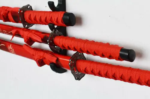 2 шт./лот подставка 5 мечей стойка для японского самурая Катана меч ручной работы