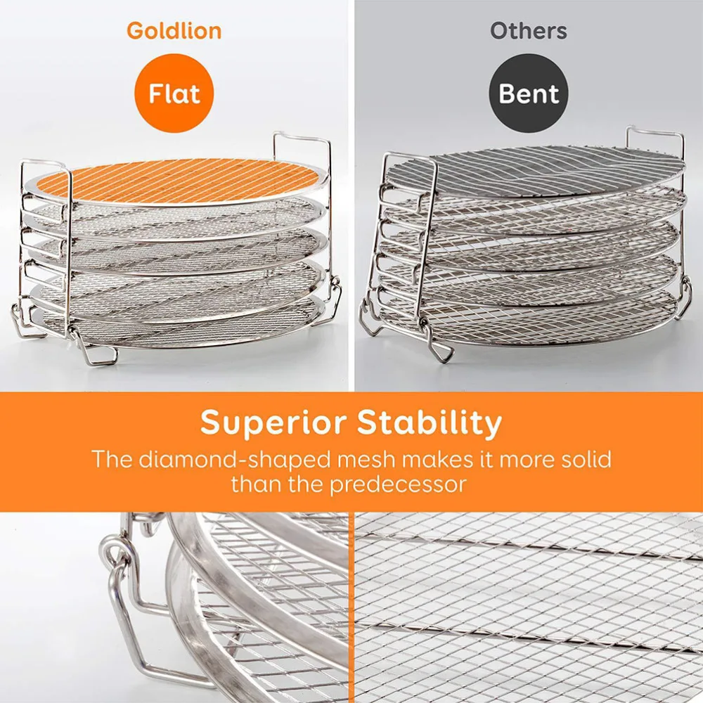 5 слоев осушитель стеллаж для выставки товаров аэрофритюрница приготовления