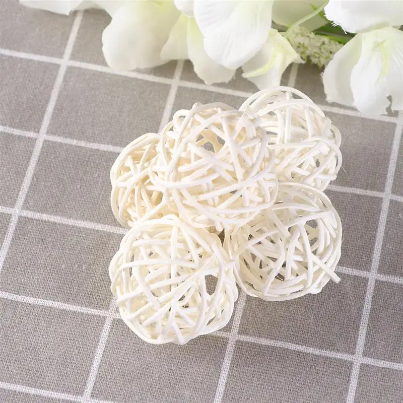 15 шт. плетеная ротанговая Пальма клубок Свадебные подвесные украшения для