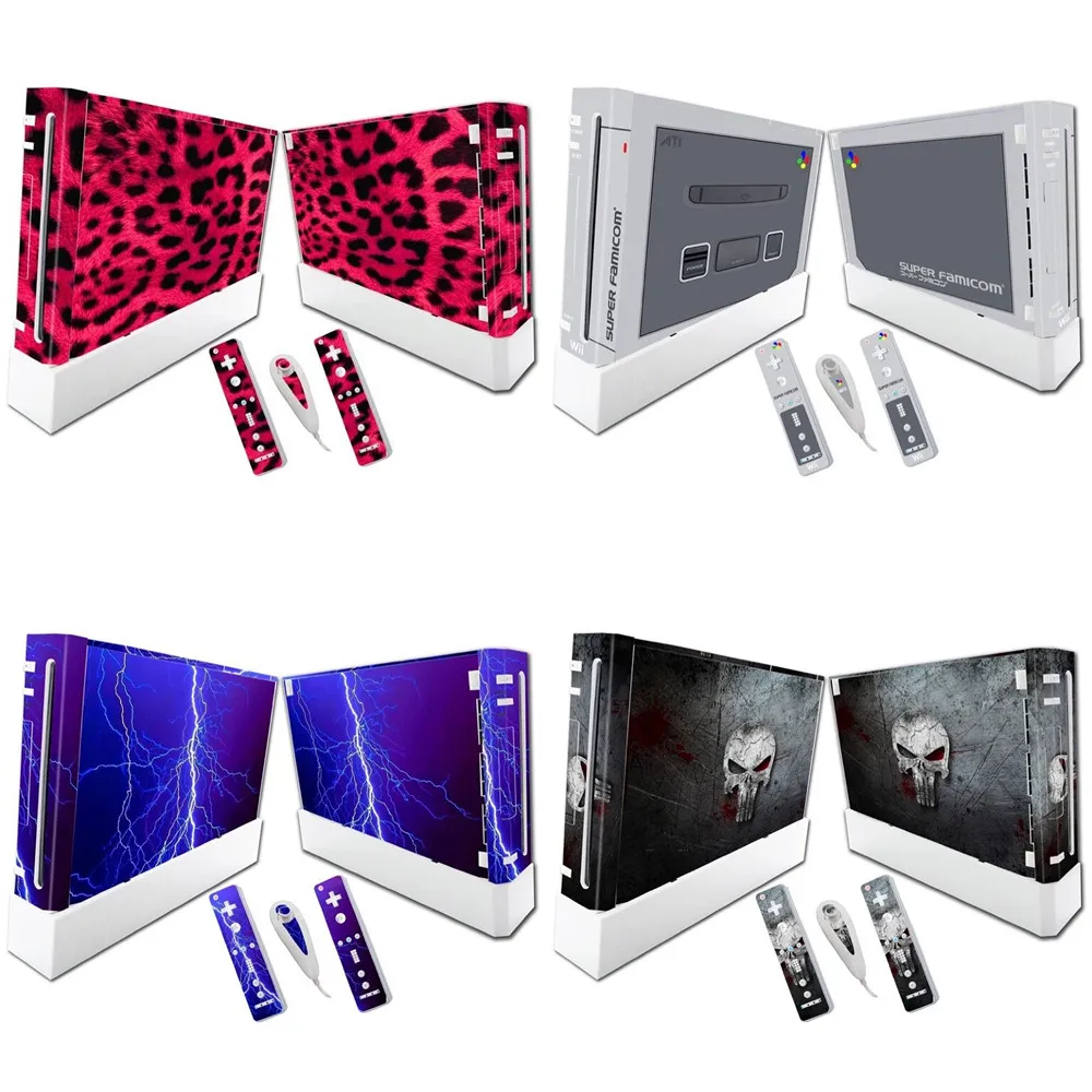Skin Decal Wrap Gaming Console Controller Sticker for W ii